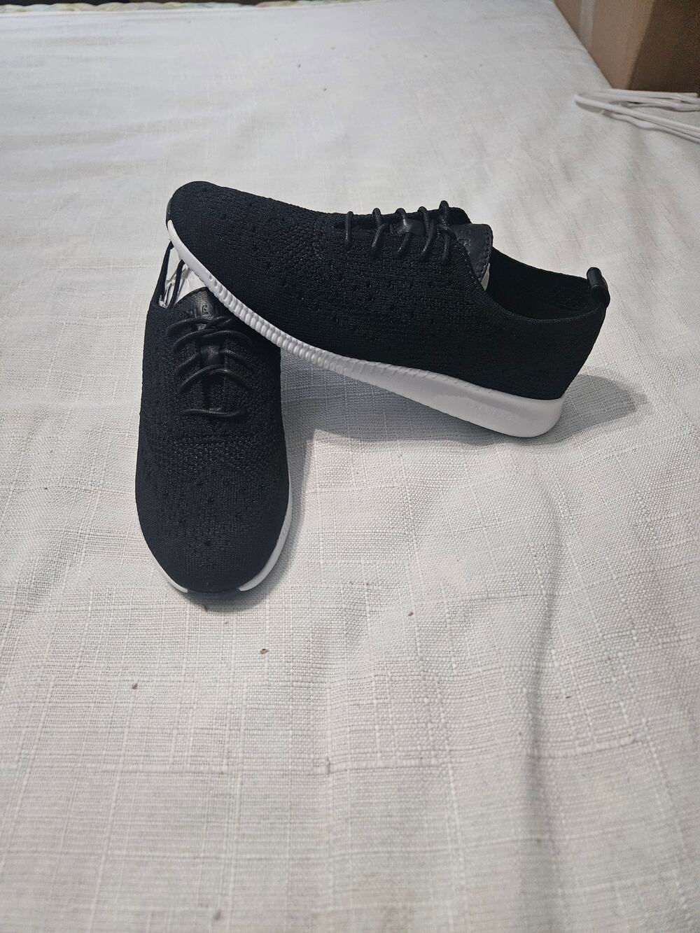 Cole Haan 2 Zerogrand Stitchlite Black Knit 7 B